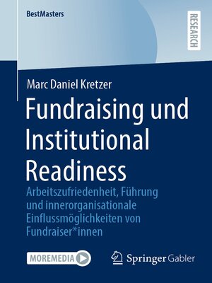 cover image of Fundraising und Institutional Readiness